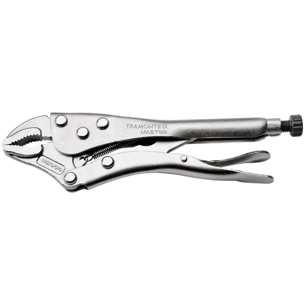 (41071/110) PINZA DE PRESION QUIJADA CURVA 10 PLG. TRAMONTINA
