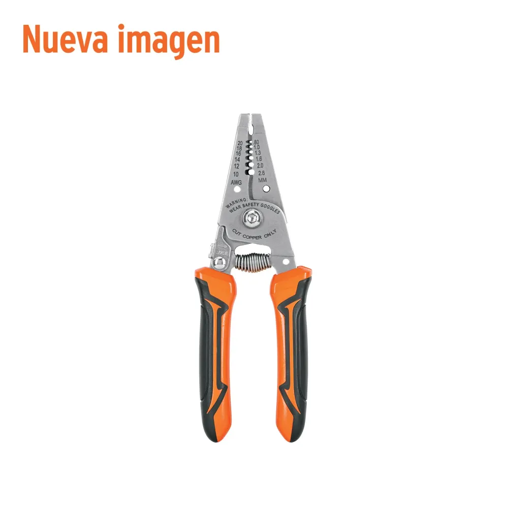 Alicate pelacable 6" de 26 16 AWG Truper