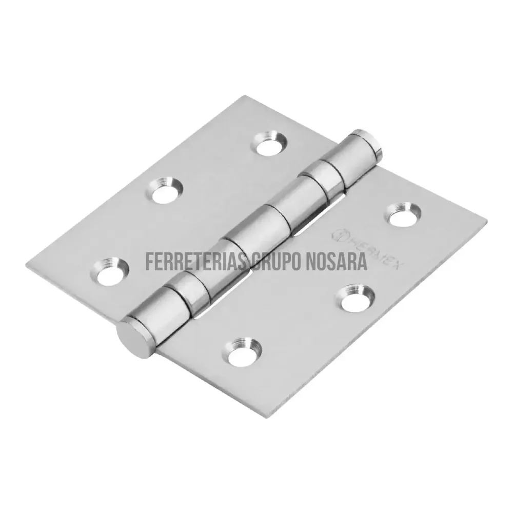 Bisagra cuadrada 3' acero inoxidable, plana, Hermex / 43227 TRUPER