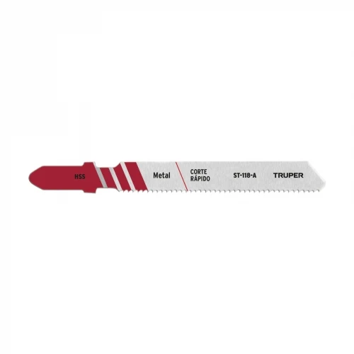 Blíster con 5 seguetas 21 DPP zanco 'T' corte recto metal 18128 ST-118- Truper