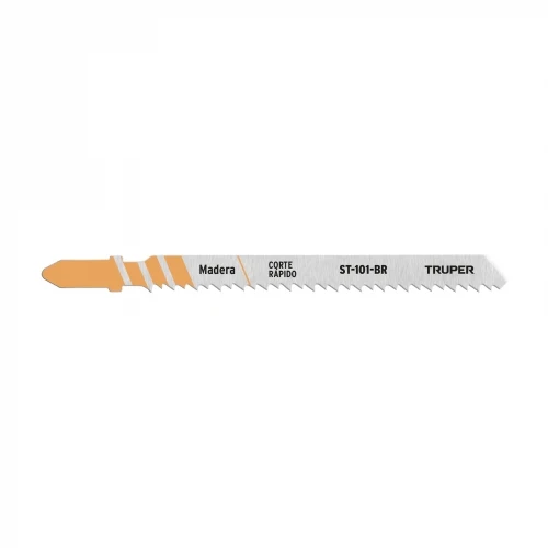 Blíster con 5 seguetas 10 DPP zanco 'T' corte recto triplay 18125 ST-101-BR Truper