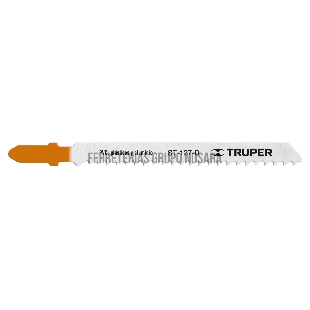 Blíster con 5 seguetas 8 DPP zanco "T" corte recto metal / 18132 TRUPER