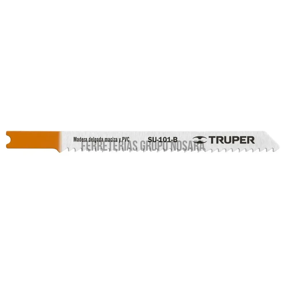 Blíster con 5 seguetas 10 DPP zanco "U" corte recto madera / 18135 TRUPER