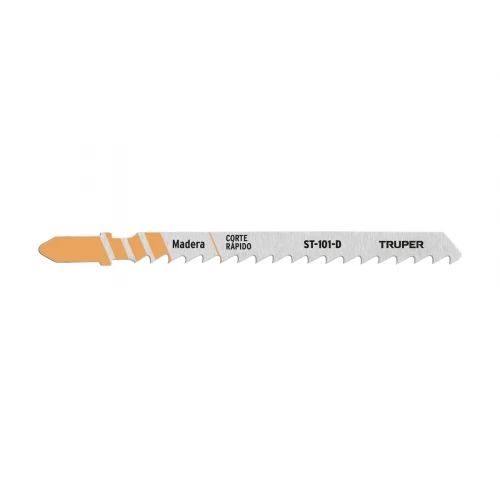 Blíster con 5 seguetas 6 DPP zanco 'T' corte recto madera 18126 ST-101-D Truper