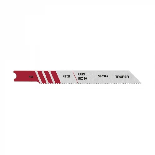 Blíster con 5 seguetas 24 DPP zanco 'U' corte recto metal 18138 SU-118- Truper