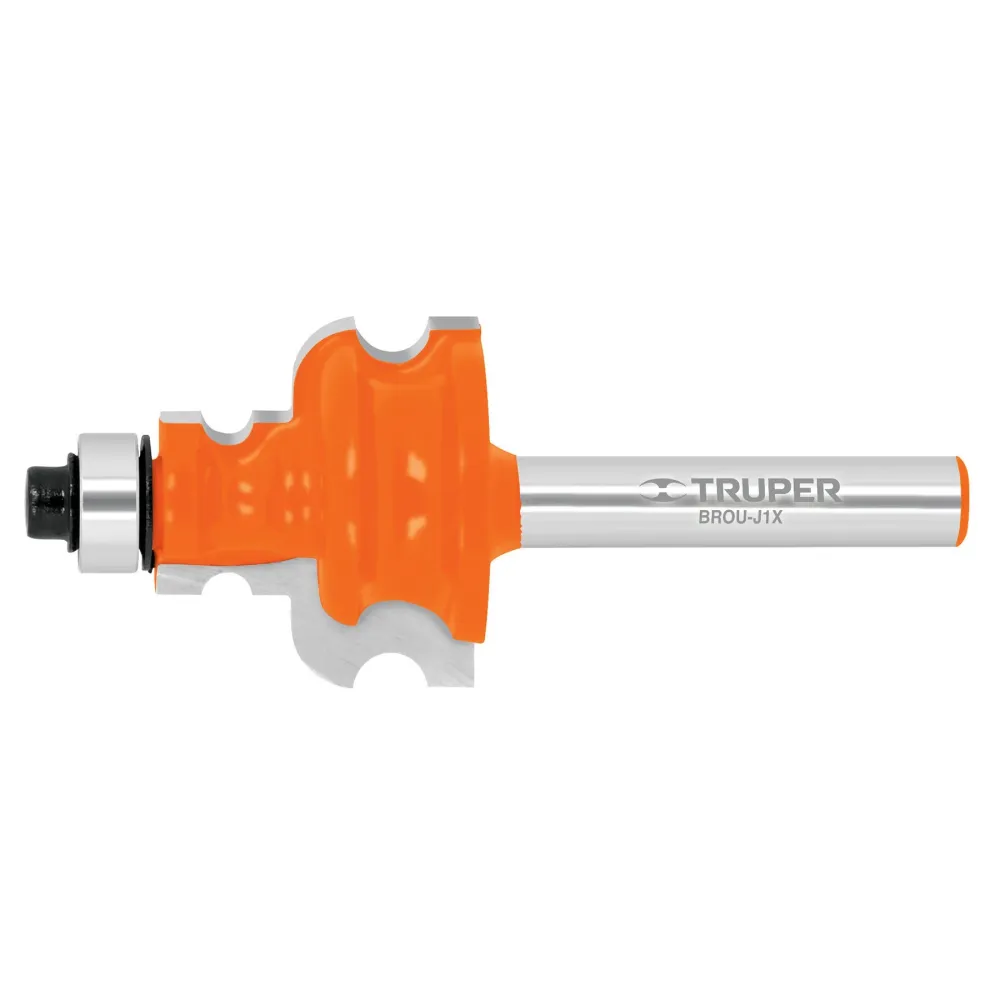 Broca router, jovel, 1', con balero, Truper 10674 BROU-J1X
