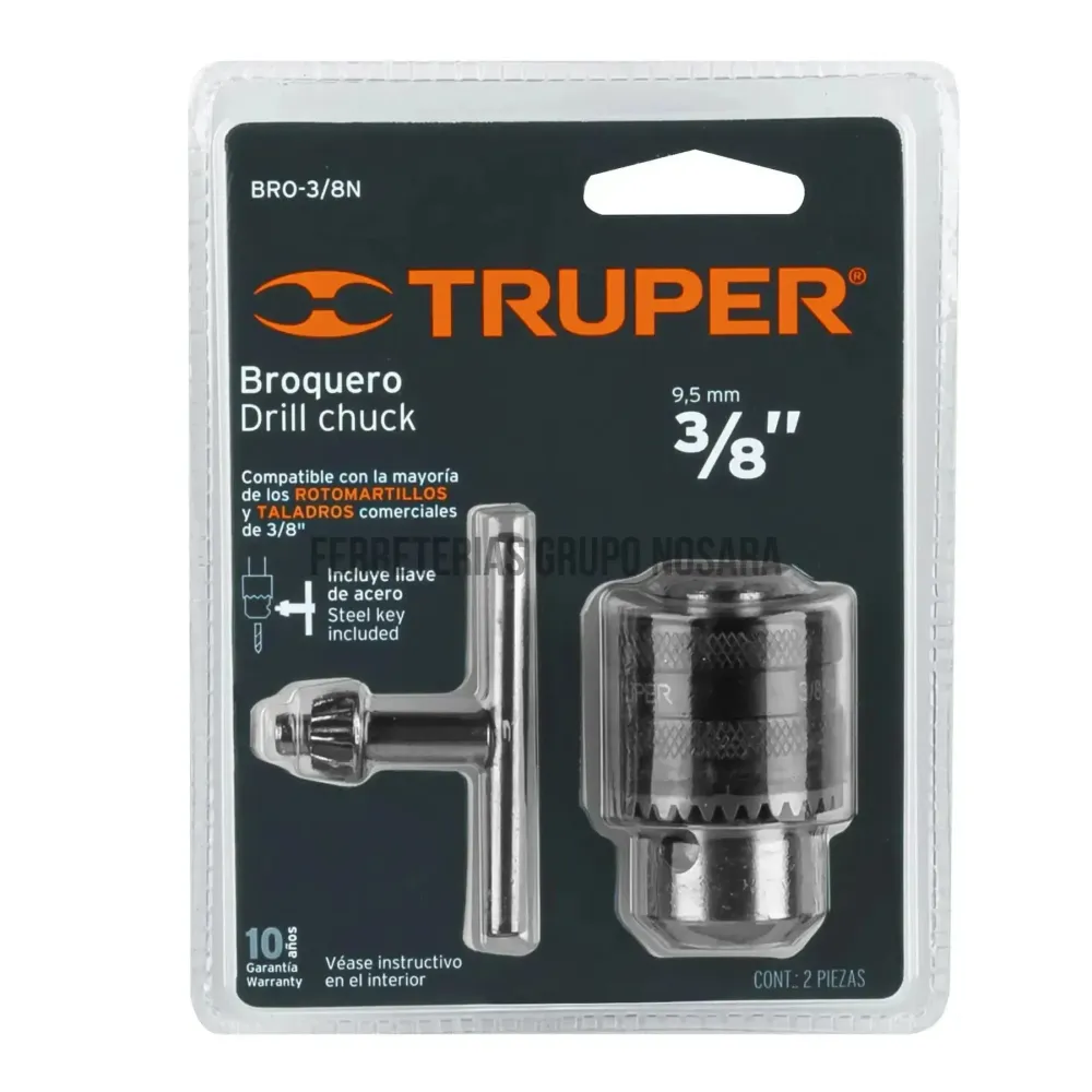 Broquero de 3/8'con llave, Truper / 16477
