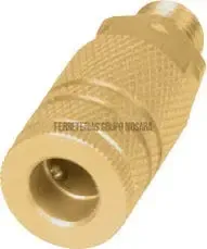 Cople de latón, cuerda 1/4 NPT, macho, Truper / 19085