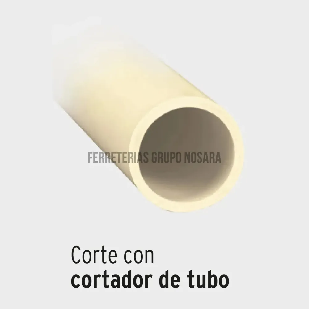 Cortador profesional tubo de plástico, corte 2-1/2", Expert / 12867 TRUPER