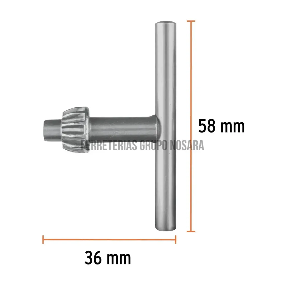 Llave para broquero de 3/8", Truper / 16559