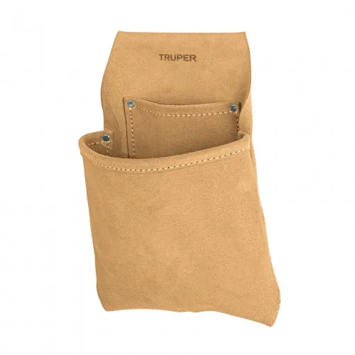 Porta herramientas de clavos con 2 compartimentos, Truper 11516 POHE-CLAC