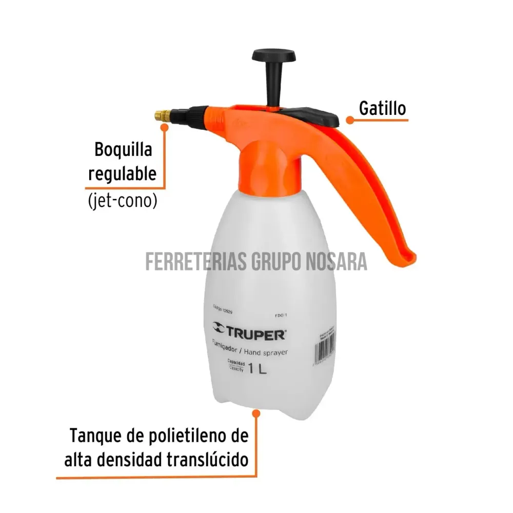 TRUPER BOMBA FUMIGAR DOMESTICO 1L 10929