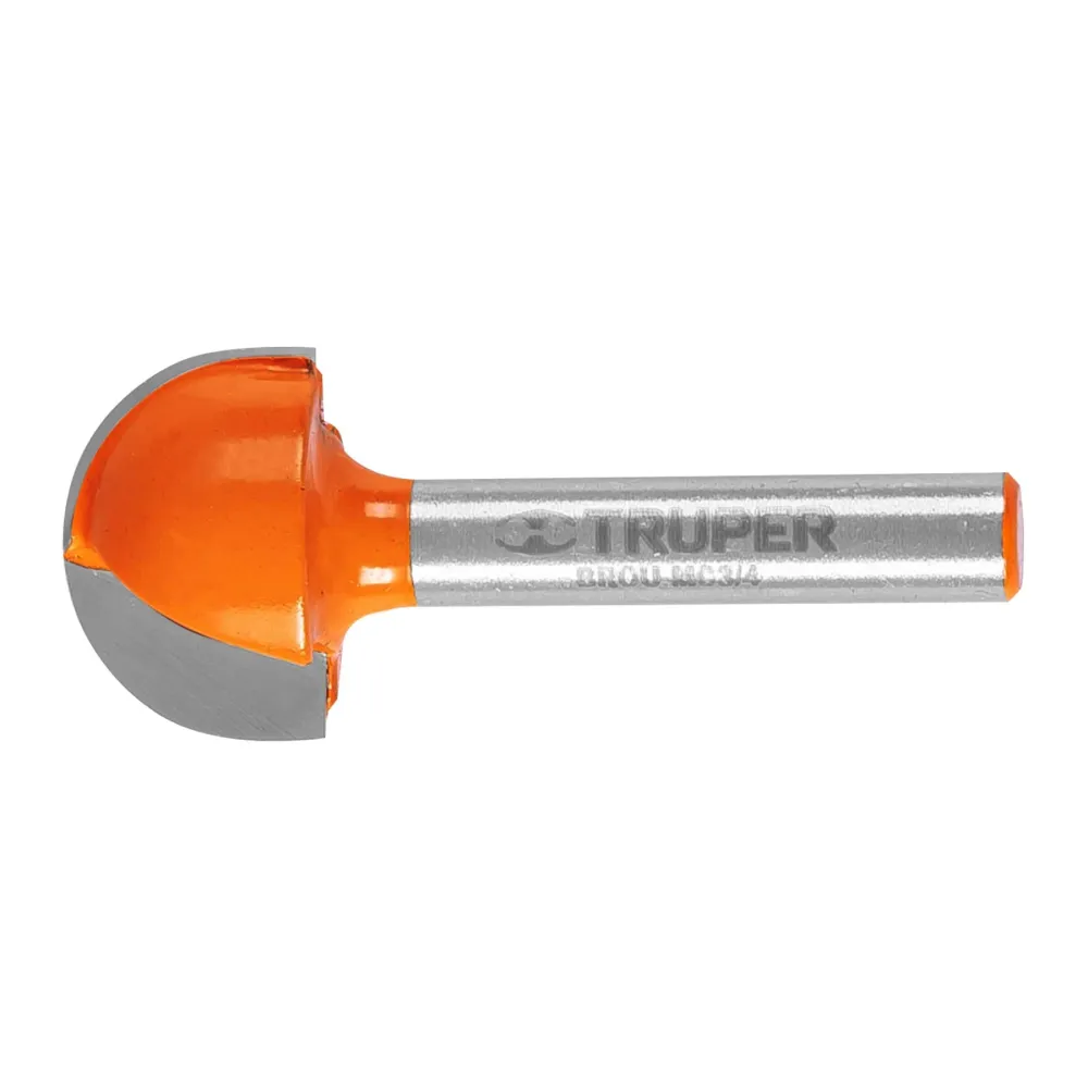 Truper BROU-MC3/4 Broca para router, media cañ, 3/4'