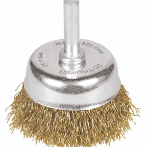 Truper CO-1-3/4F Carda de copa, alambre fino, 1-3/4' para taladro