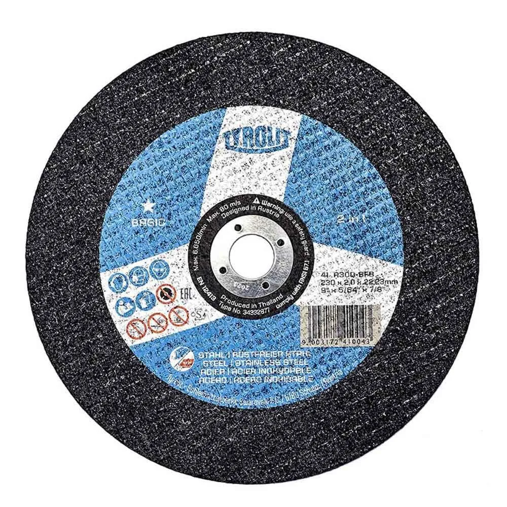 DISCO CORTE ACERO INOX 41C Ø230 x 2,0 x 22,23 mm A30Q-BFB TYROLIT