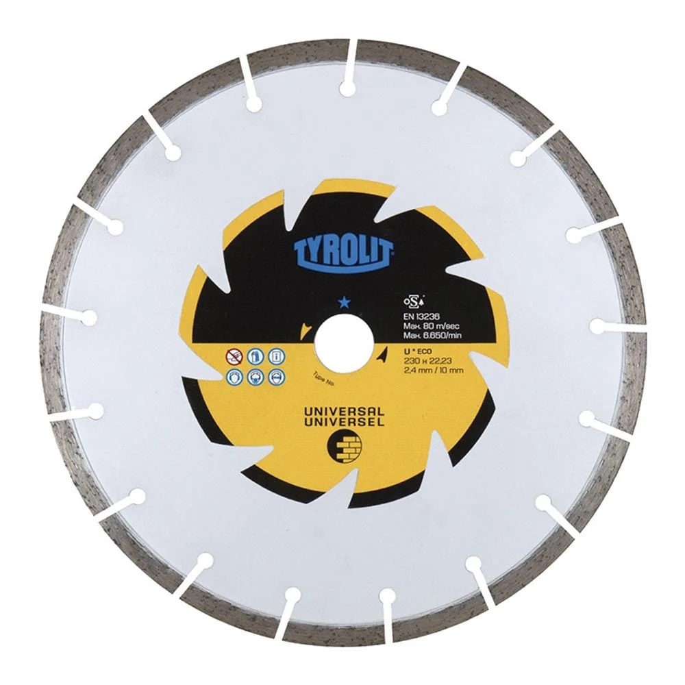 DISCO DIAMANTADO SEGMENTADO C3 Ø230 x 2,4 x 22,23 mm TYROLIT
