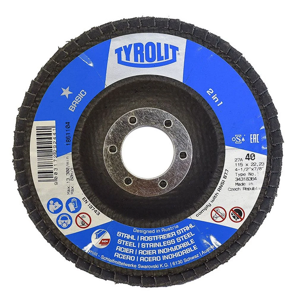 DISCO LÁMINAS Ø115 x 22,23 mm TYROLIT