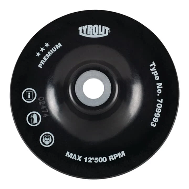 Plato soporte TYROLIT Discos de fibra PAD UNI Ø 125 mm ( 4000845548 )