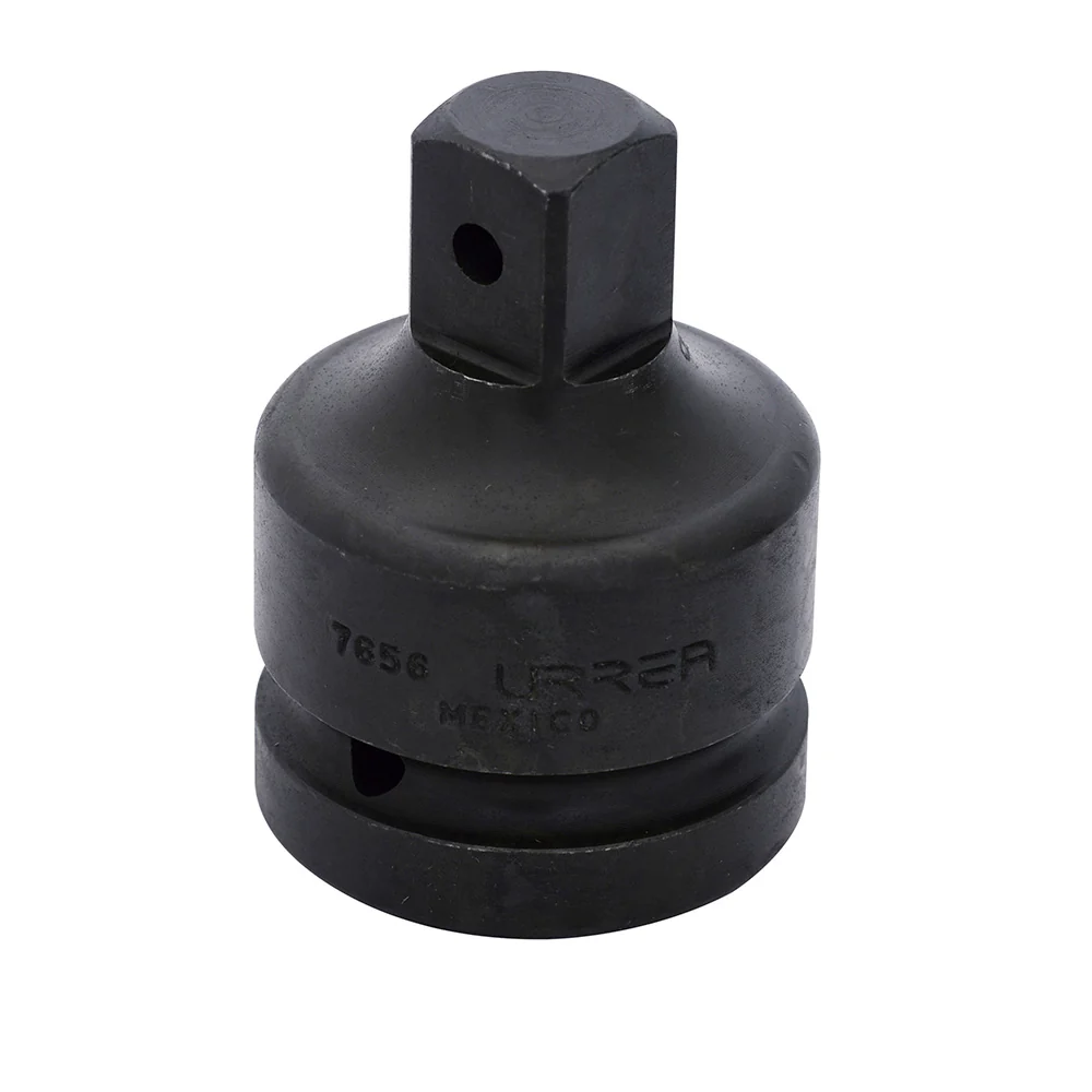 Adaptador con barreno pasado para dado de impacto cuadro de 1" hembra 3/4" macho Urrea
