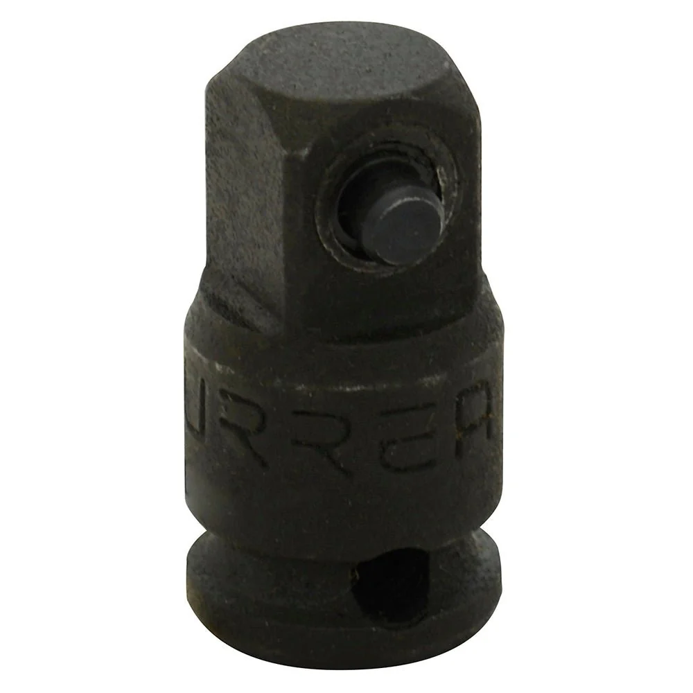 Adaptador con perno para dado de impacto cuadro de 1/4" hembra 3/8" macho Urrea