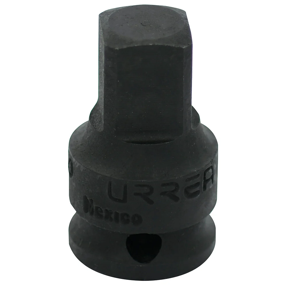 Adaptador con perno para dado de impacto cuadro de 3/8" hembra 1/2" macho Urrea