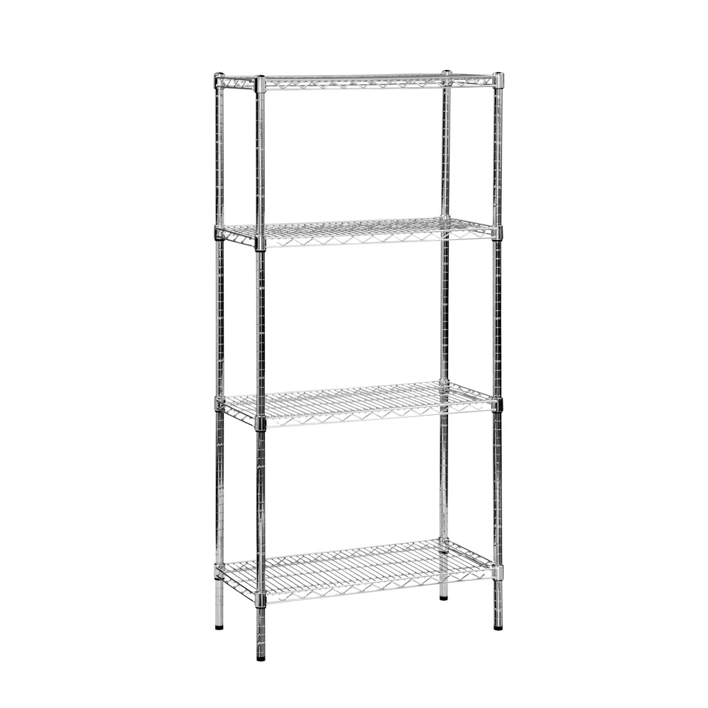 Anaquel de alambre 4 repisas 48" x 24" x 79" cromado Urrea. 120