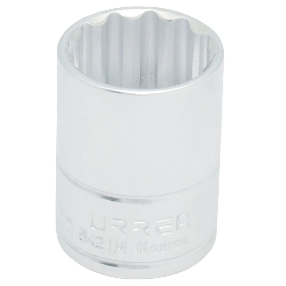 Dado cuadro de 1/2", 12 puntas, métrico, 28 mm Urrea