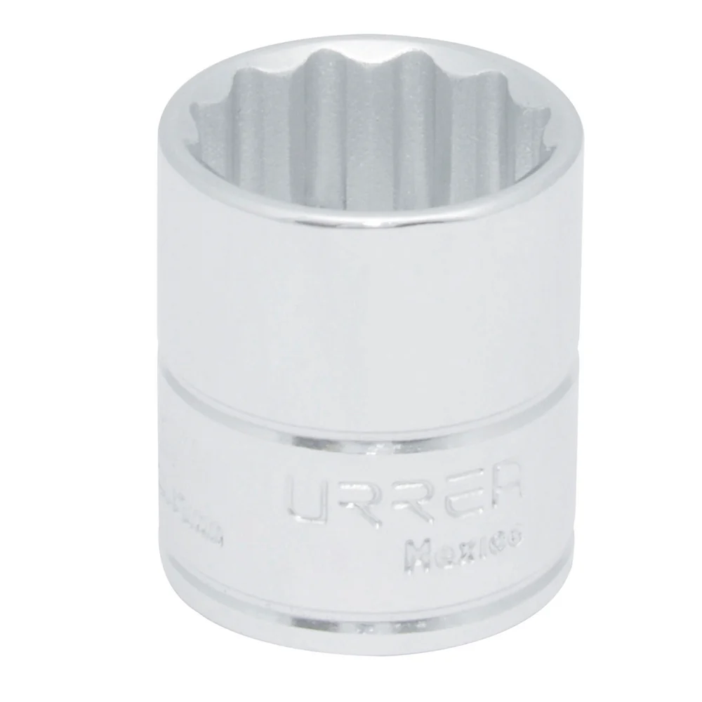 Dado cuadro de 3/8", 12 puntas, en pulgadas, 11/16" Urrea