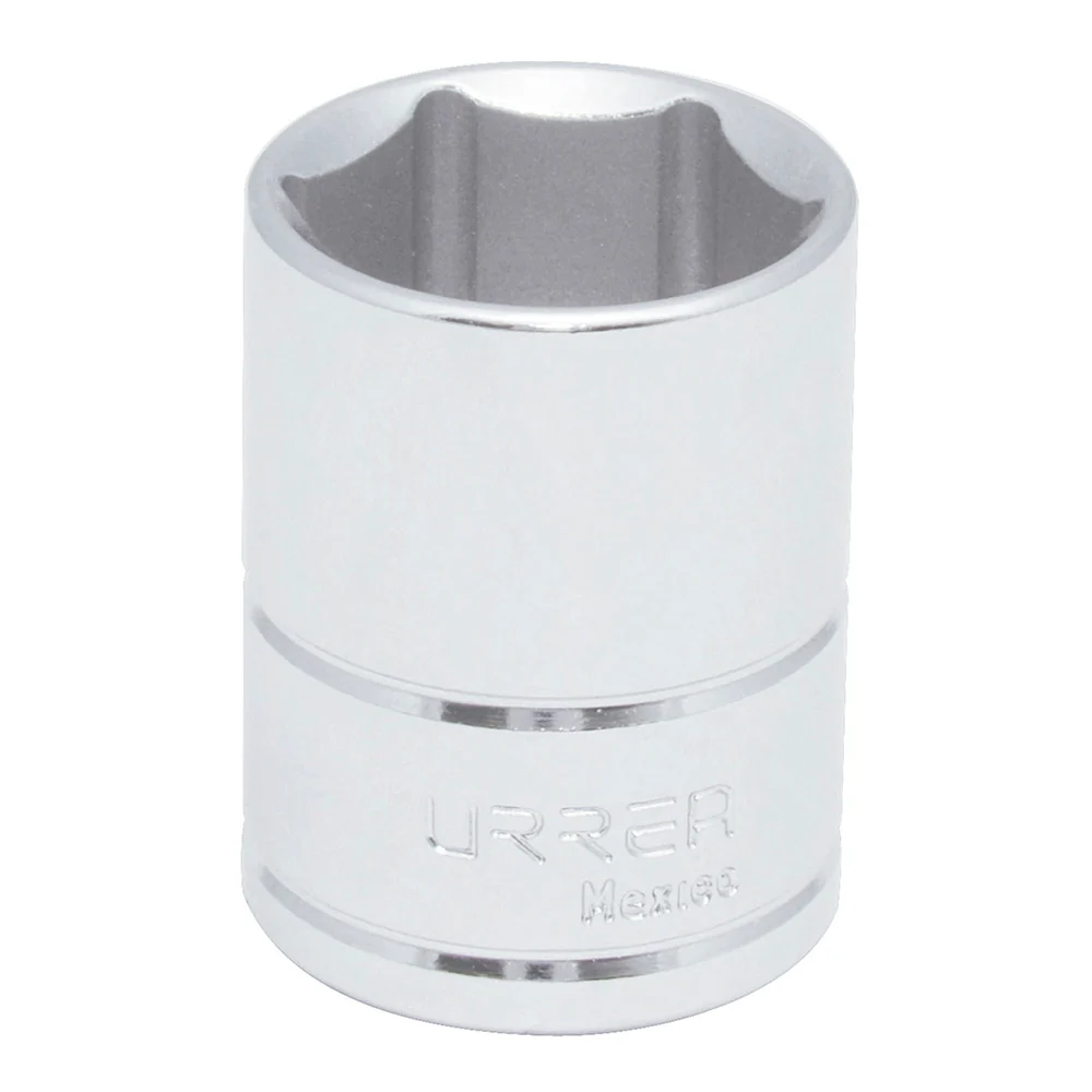 Dado cuadro de 1/2", 6 puntas, en pulgadas, 19/32" Urrea
