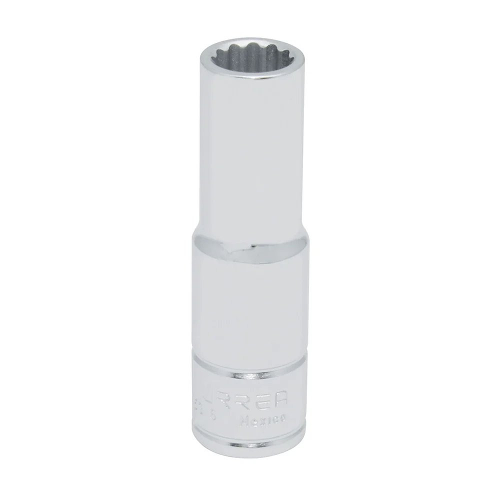 Dado cuadro de 1/2", 12 puntas, en pulgadas, 7/16" Urrea