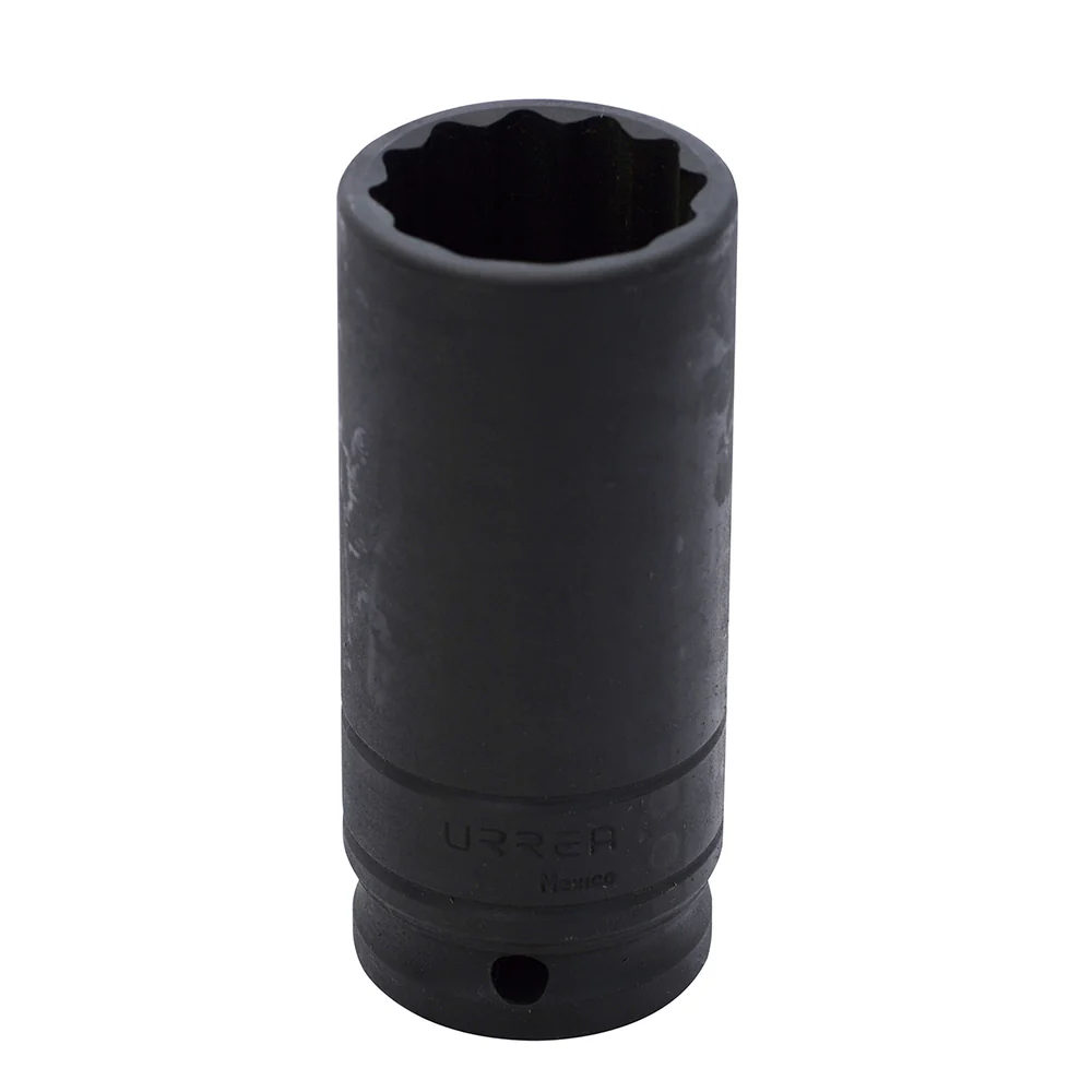 Dado de impacto largo cuadro de 1/2", 12 puntas, en pulgadas, 1-5/16" Urrea
