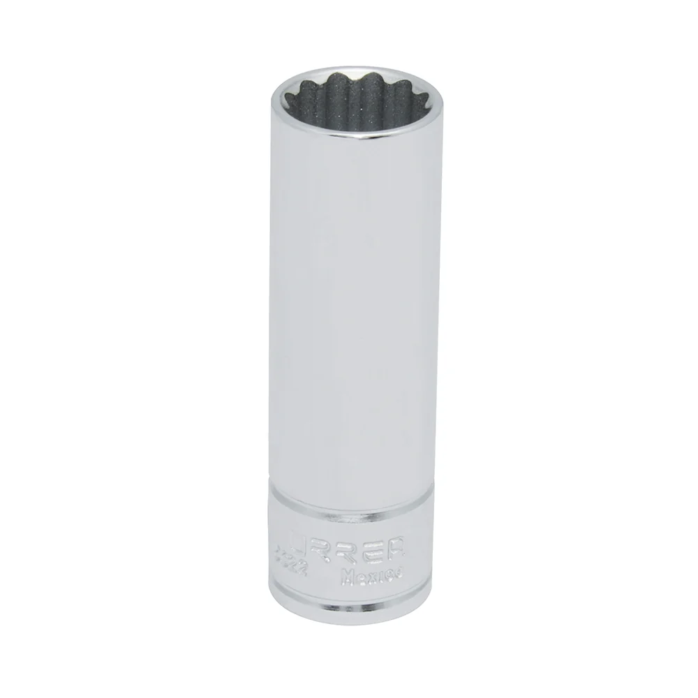 Dado largo cuadro de 1/2", 12 puntas, en pulgadas, 11/16" Urrea