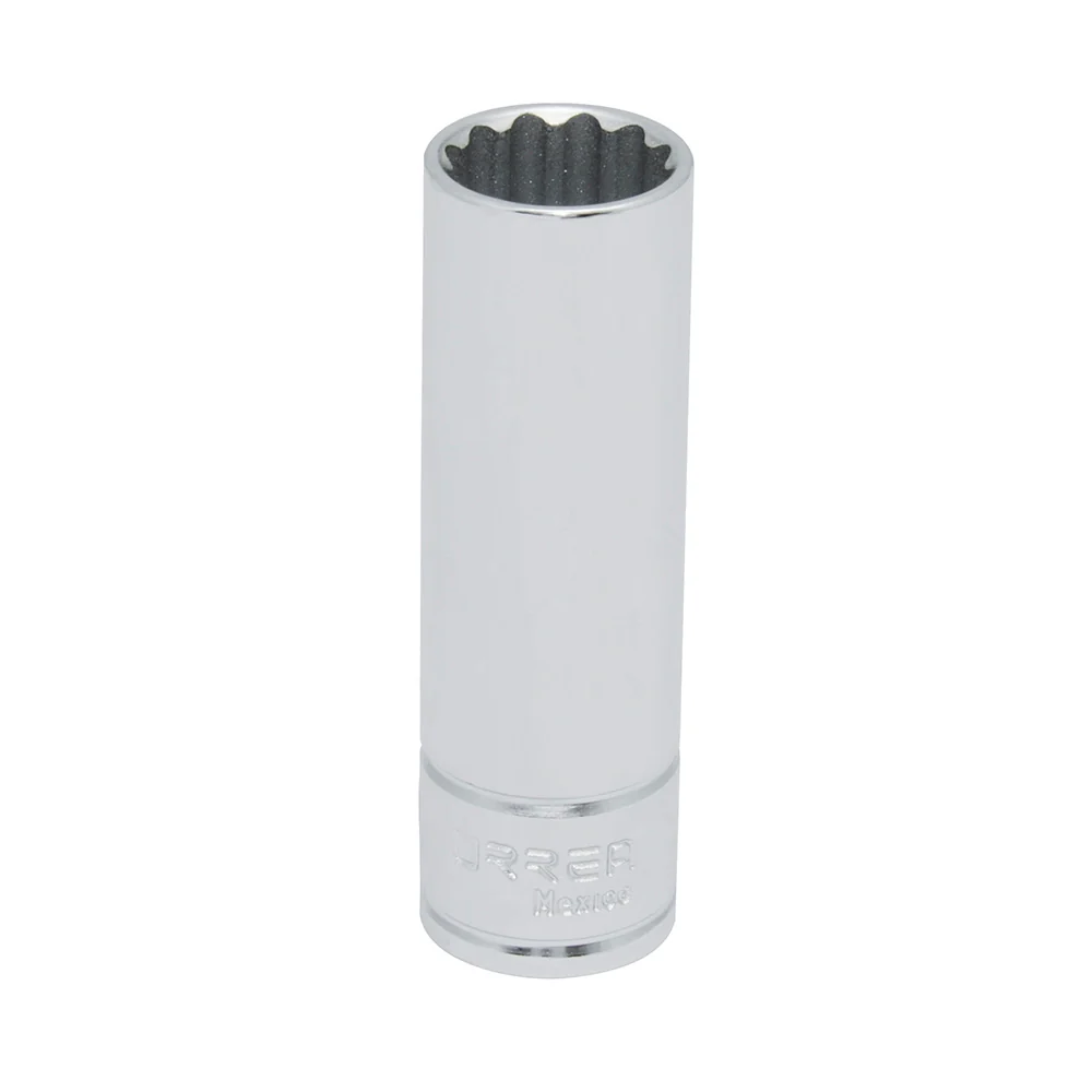 Dado largo cuadro de 1/2", 12 puntas, en pulgadas, 13/16" Urrea