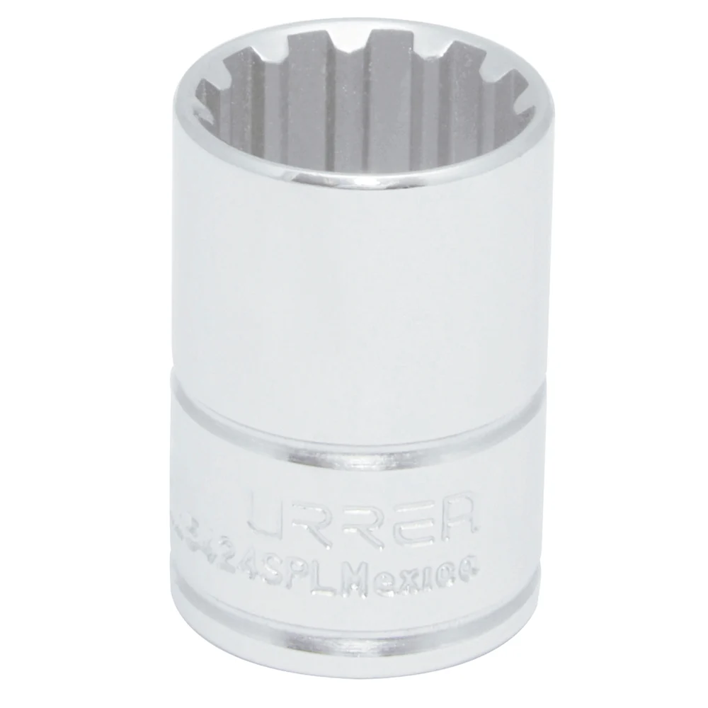 Dado spline cuadro de 1/2", # 28 Urrea