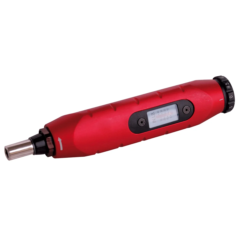 Destornillador de torque microajustable con mango plástico cuadro de 1/4", 3-15 -lb Urrea