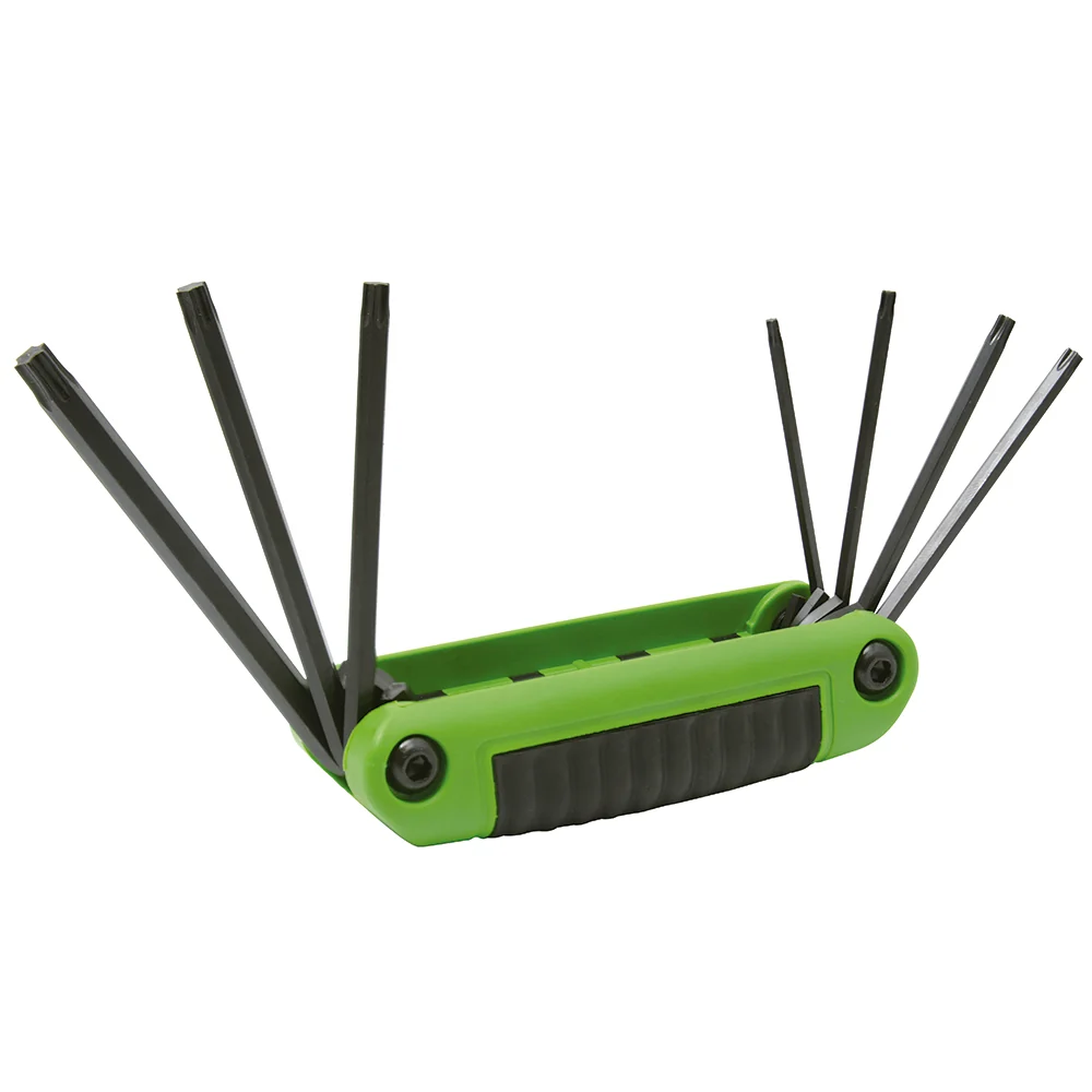 Juego de llaves hexagonales tipo navaja torx T10 T40 estuche bimaterial, 7 pz Urrea