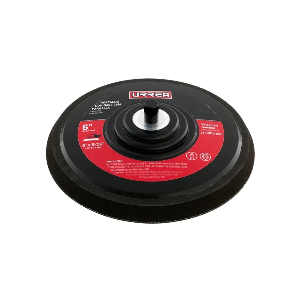 Respaldo Para Lijadora UP870A De 6" De Diámetro Urrea.