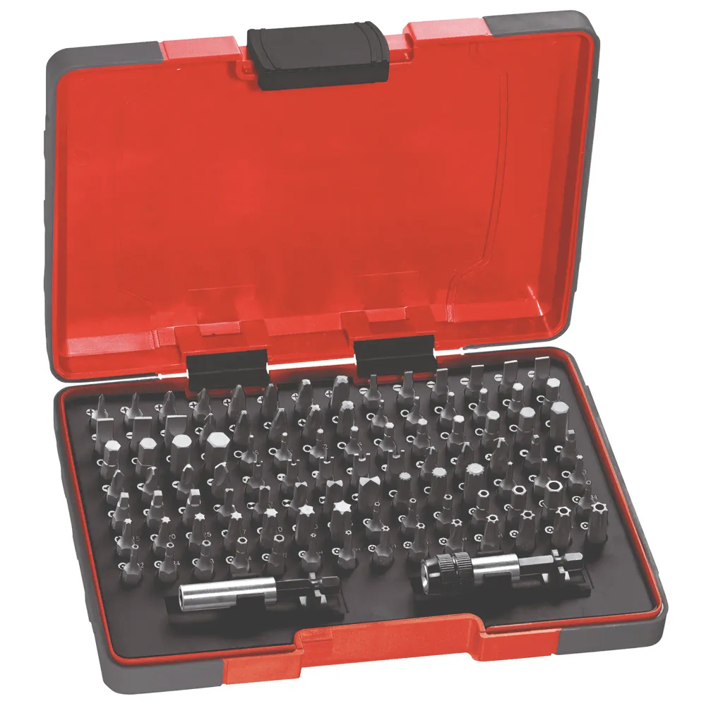 Juego de insertos para destornillador USAG 692 J100 100 piezas de fijación de 1/4"