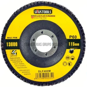 DISCO FLAP 4 1/2″ MADERA/METAL GR60 UYUSTOOLS