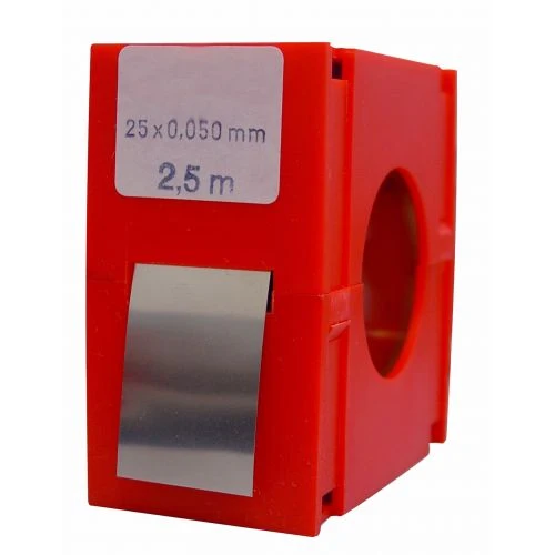 Vogel 463350 - Rollo fleje calibrado 2.5 m x 25 mm inox (espesor 0,35 mm)