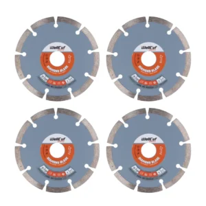 WellCut Discos de corte diamantados 125 x 22,23 mm - 4 piezas ( 4x WC-SD12522 )