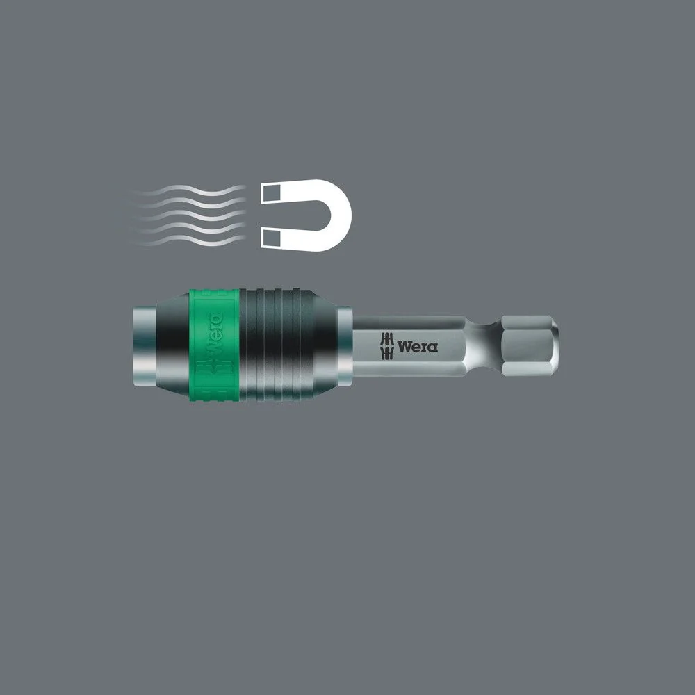 Portapuntas WERA 889/4/1 K Rapidaptor 1/4 ″ F 6.3 1/4 ″ C 6.3 + E 6.3 ( 4000829607 )