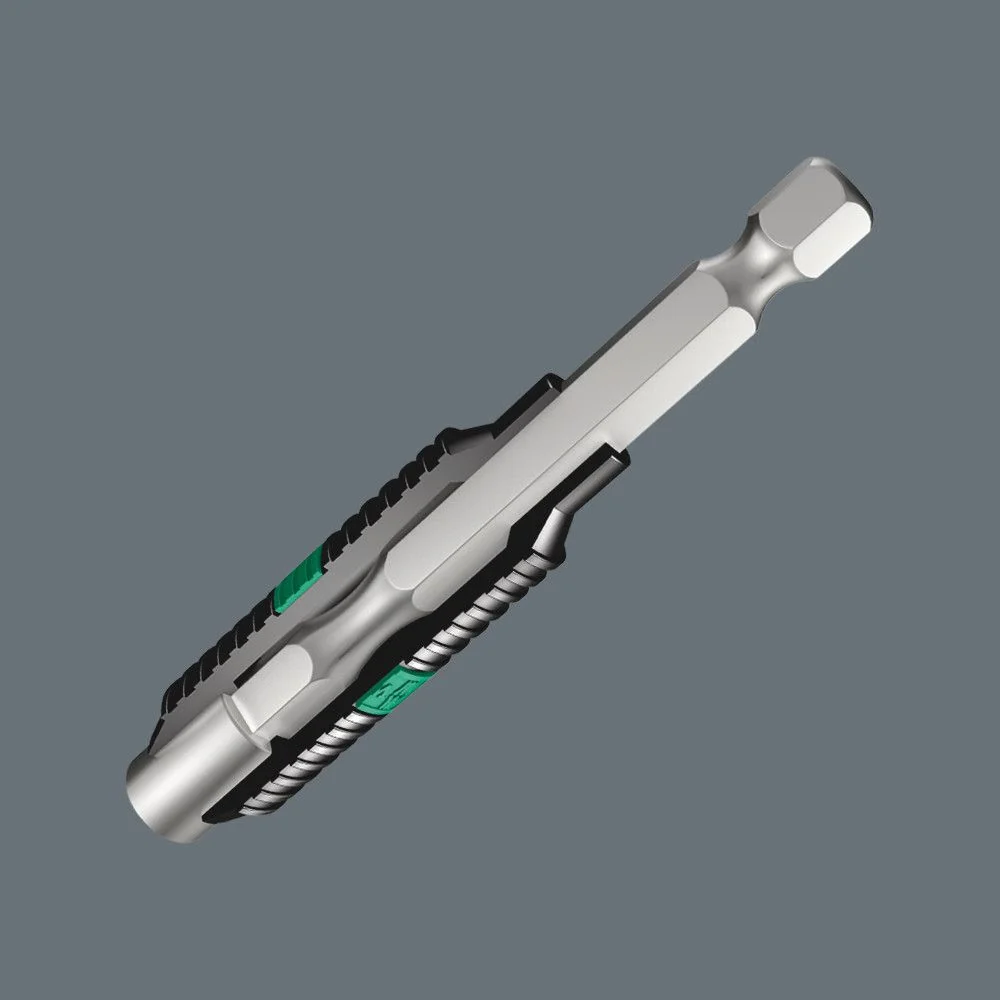 Portapuntas WERA Rapidaptor 1/4 ″ F 6.3 1/4 ″ C 6.3 + E 6.3 ( 4000829608 )
