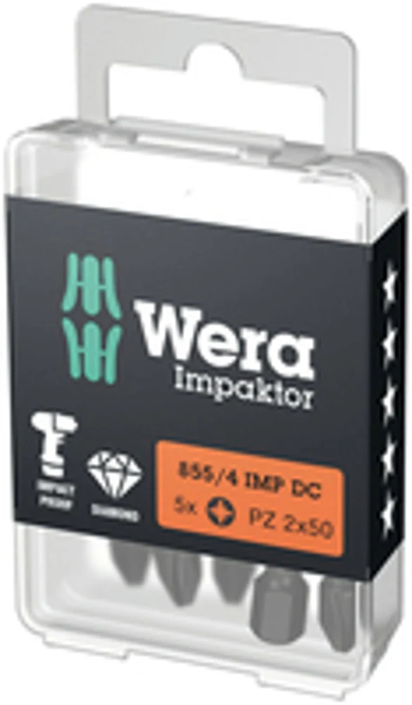 WERA Bit 855/4 IMP DC PZD2 Longitud 50 mm ( 4000829273 )