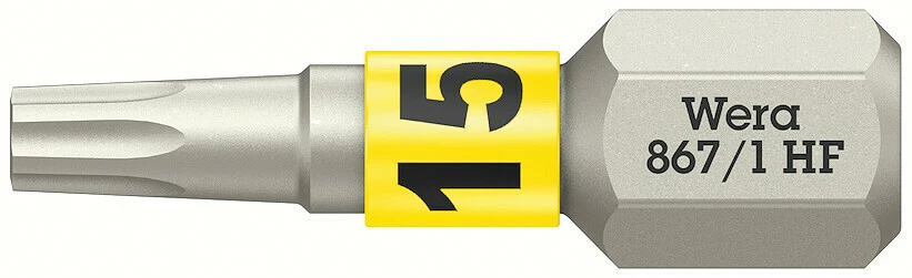 WERA Bit 867 TORX(R) HF 1/4 ″ TX 15 Longitud 25 mm ( 8002899411 )