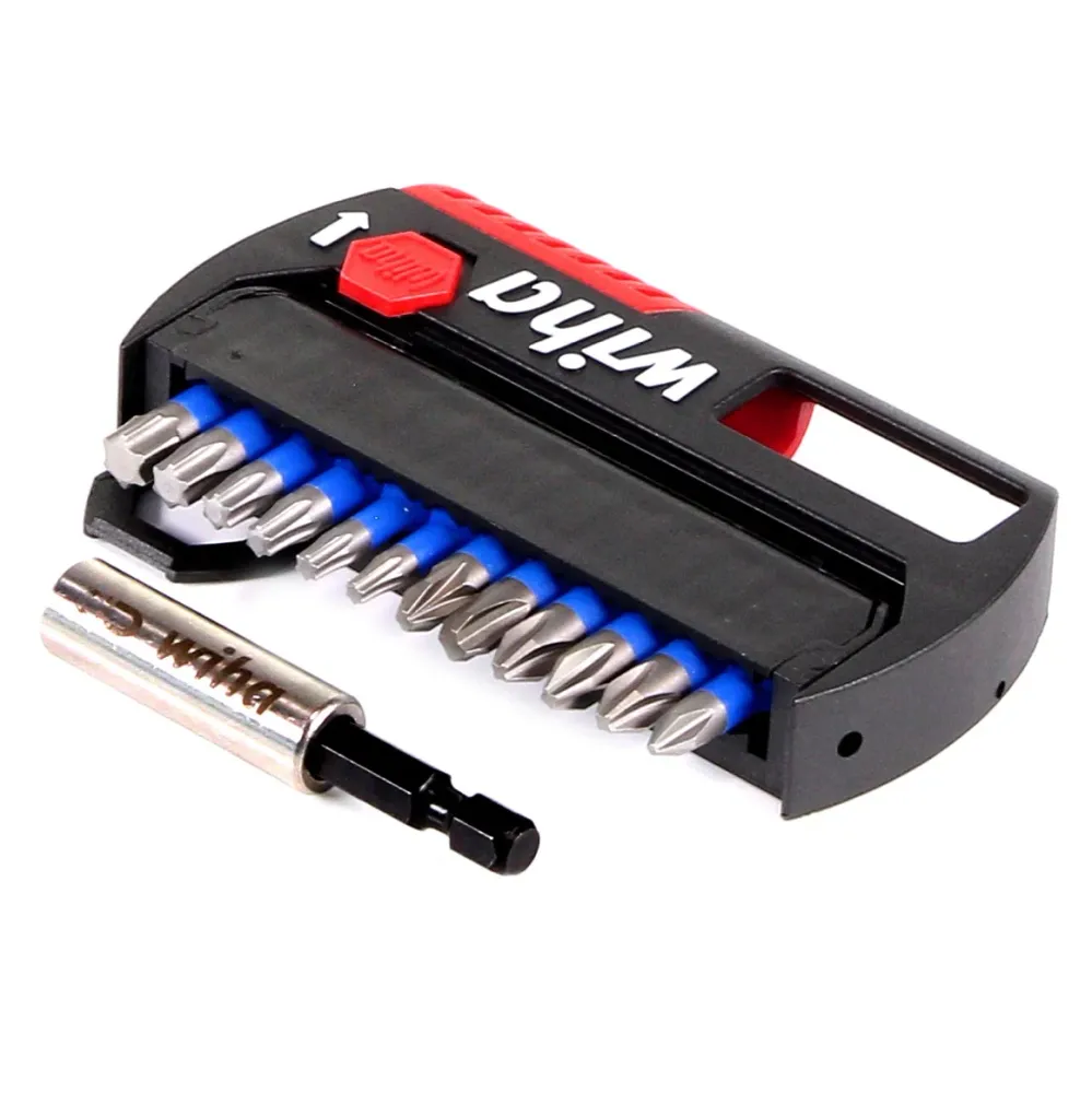 Wiha SB 7947T-906 FlipSelector T-Bit 25 mm Phillips, Pozidriv, TORX® 13 piezas. 1/4" ( 41824 )