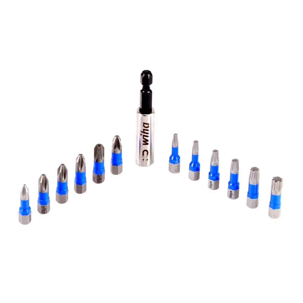 Wiha SB 7947T-906 FlipSelector T-Bit 25 mm Phillips, Pozidriv, TORX® 13 piezas. 1/4" ( 41824 )