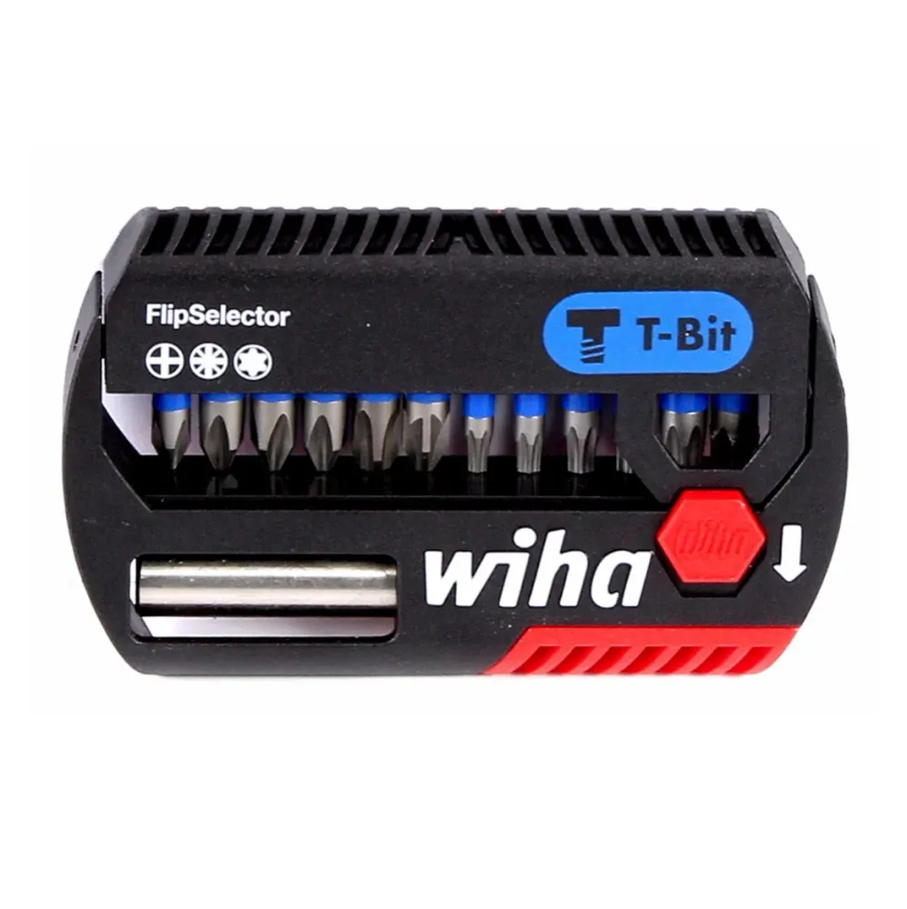 Wiha SB 7947T-906 FlipSelector T-Bit 25 mm Phillips, Pozidriv, TORX® 13 piezas. 1/4" ( 41824 )
