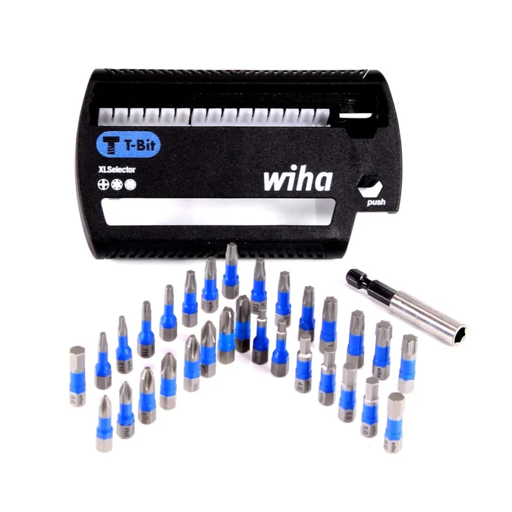 Wiha SB 7948T-999 XLSelector ( 41830 ) Punta en T 25 mm Phillips, TORX®, hexagonal 31 pzs. 1/4"