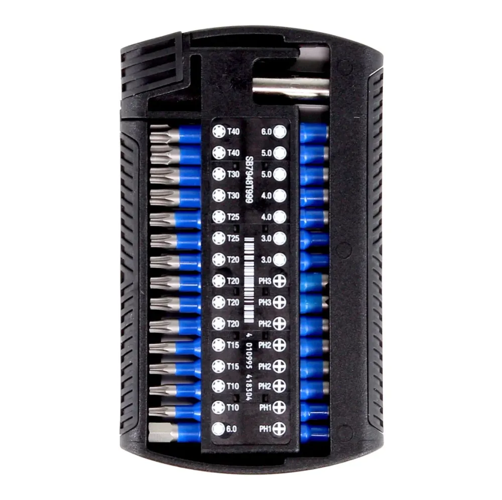 Wiha SB 7948T-999 XLSelector ( 41830 ) Punta en T 25 mm Phillips, TORX®, hexagonal 31 pzs. 1/4"